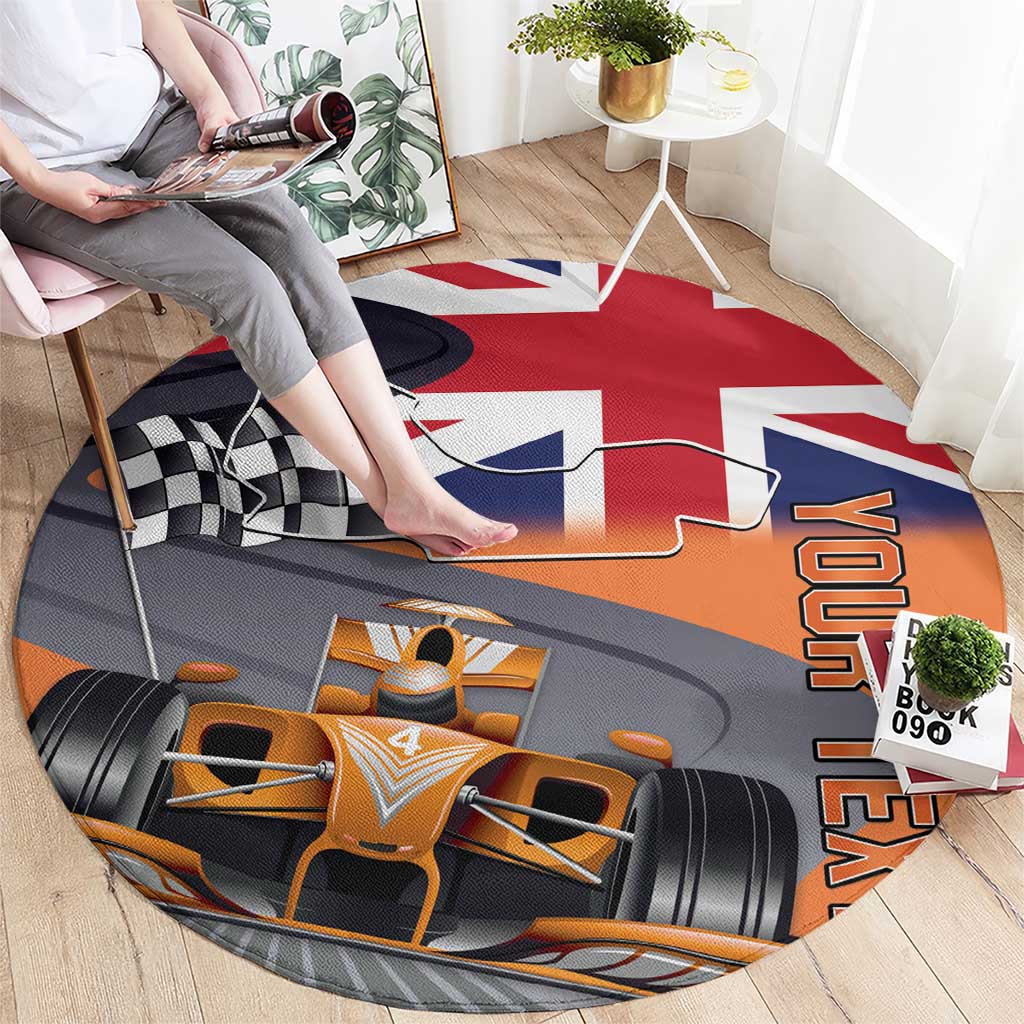 Personalised British Norris Round Carpet 2025 Champion Australia GP