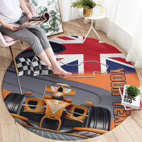 Personalised British Norris Round Carpet 2025 Champion Australia GP