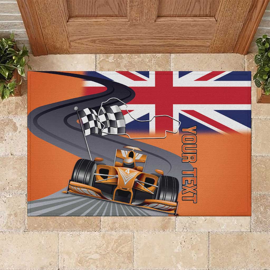 Personalised British Norris Rubber Doormat 2025 Champion Australia GP
