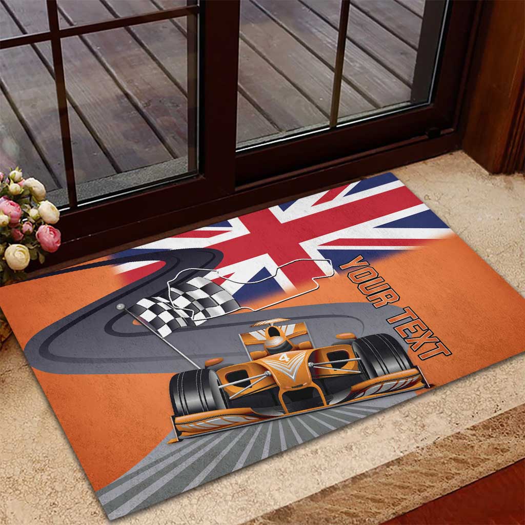 Personalised British Norris Rubber Doormat 2025 Champion Australia GP