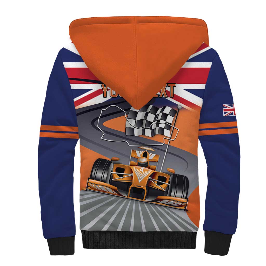 Personalised British Norris Sherpa Hoodie 2025 Champion Australia GP