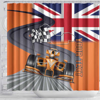 Personalised British Norris Shower Curtain 2025 Champion Australia GP