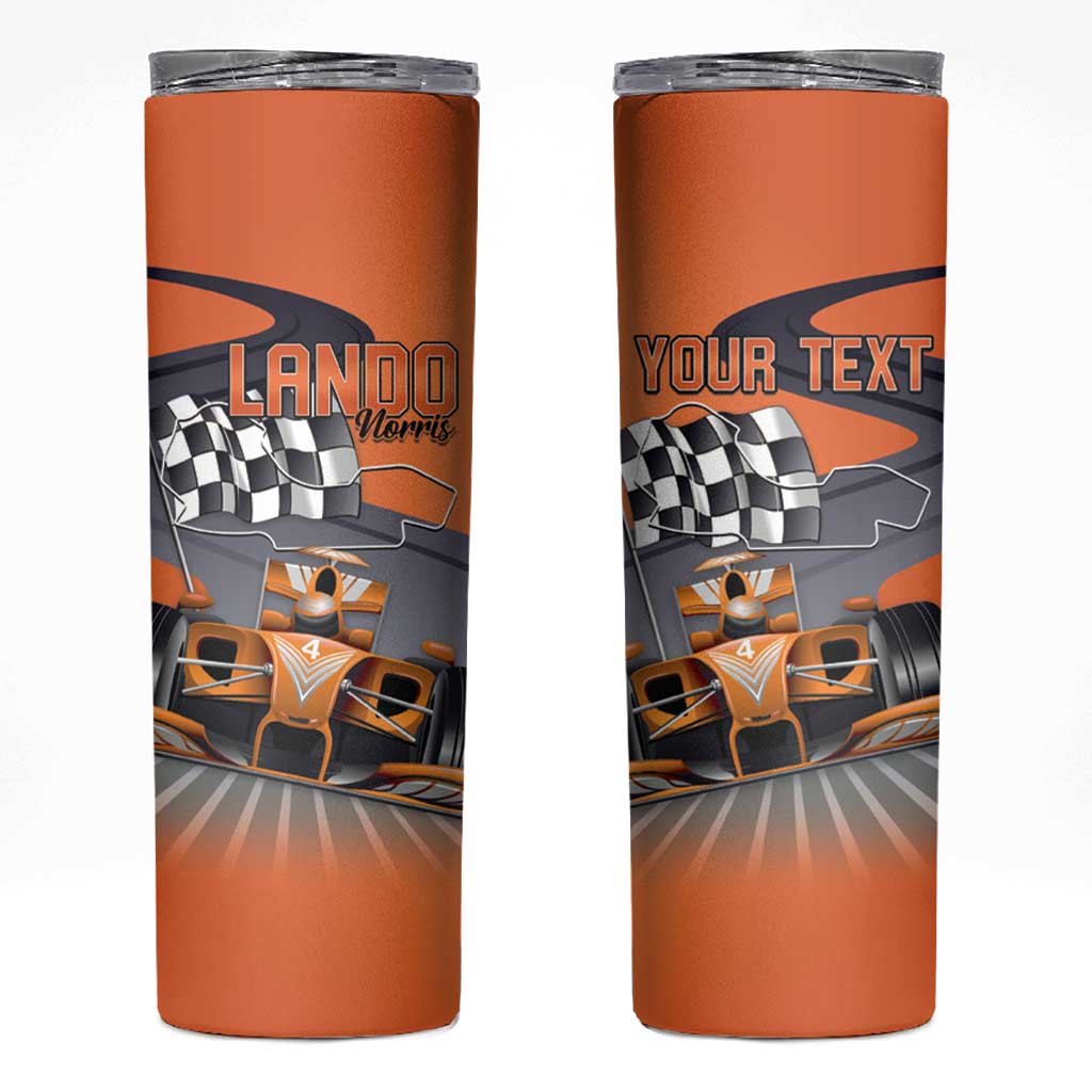 Personalised British Norris Skinny Tumbler 2025 Champion Australia GP