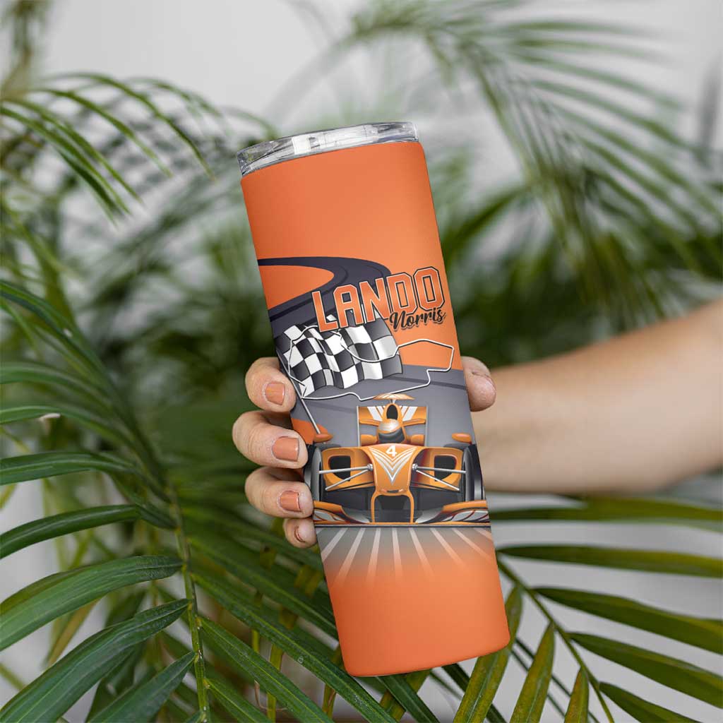 Personalised British Norris Skinny Tumbler 2025 Champion Australia GP