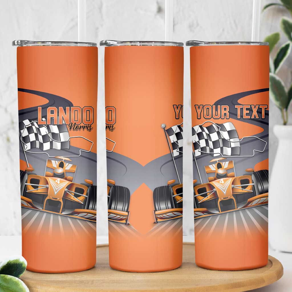Personalised British Norris Skinny Tumbler 2025 Champion Australia GP