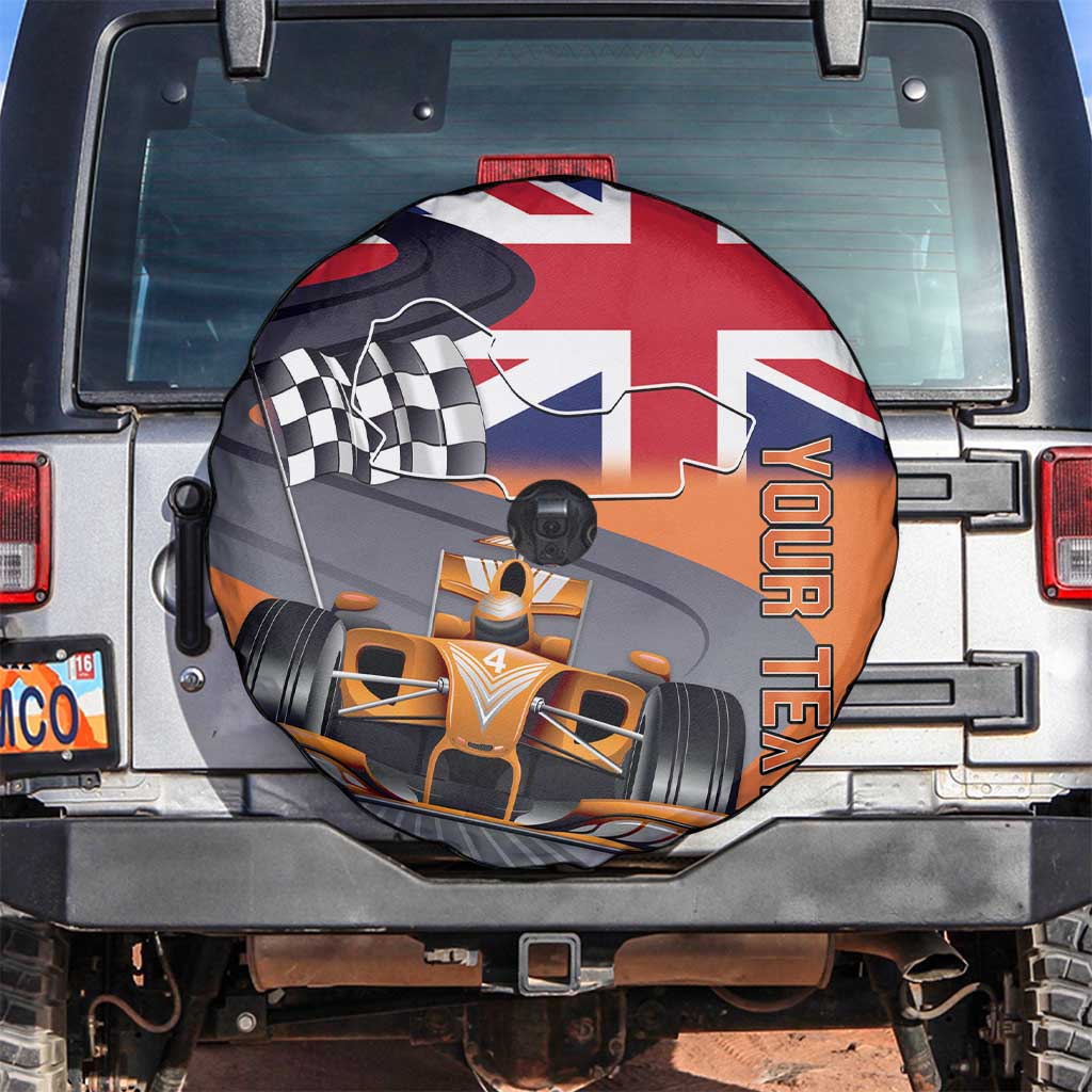 Personalised British Norris Spare Tire Cover 2025 Champion Australia GP