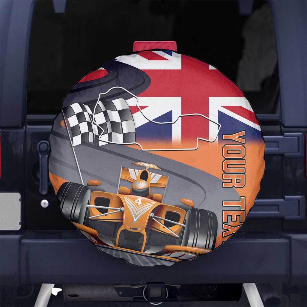 Personalised British Norris Spare Tire Cover 2025 Champion Australia GP