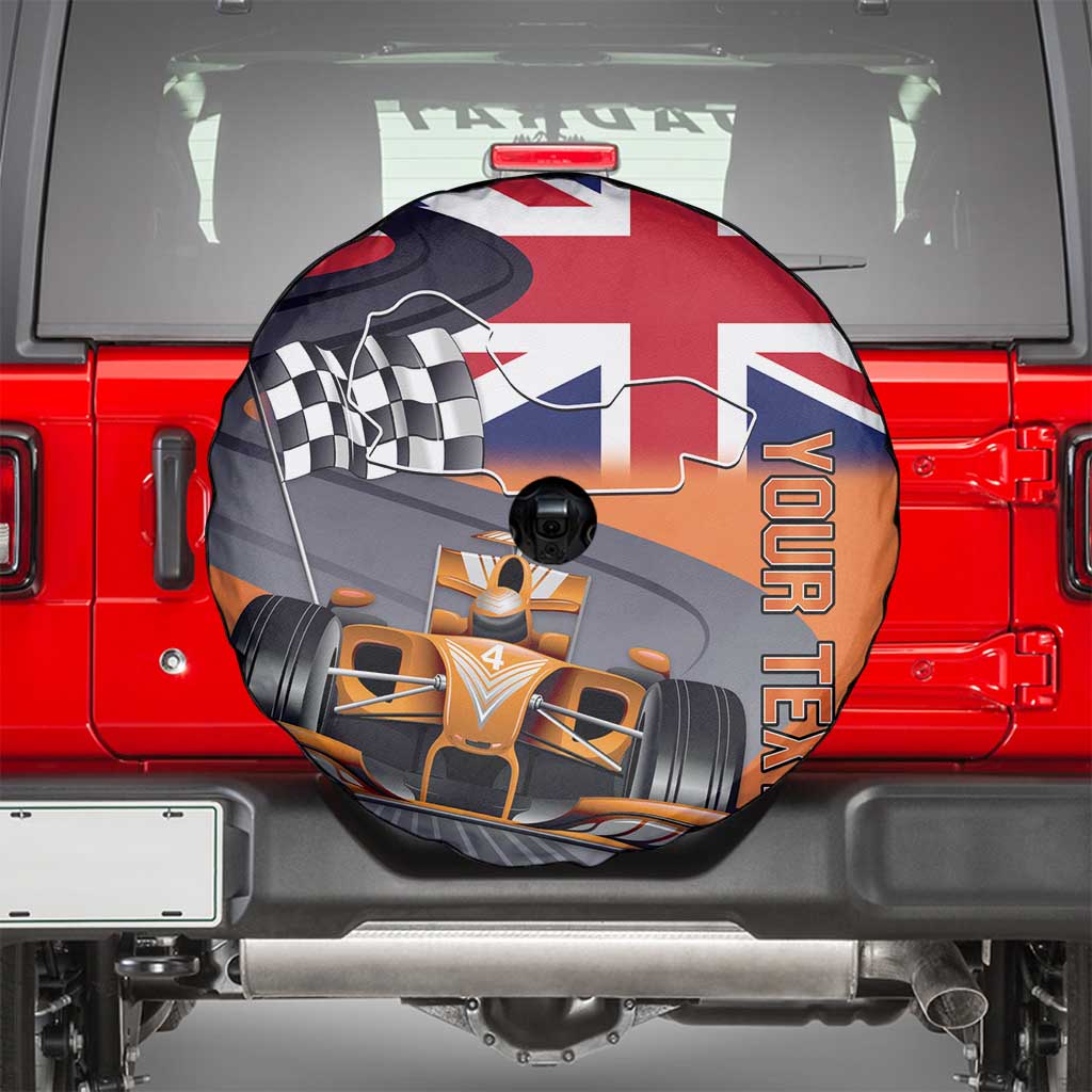 Personalised British Norris Spare Tire Cover 2025 Champion Australia GP
