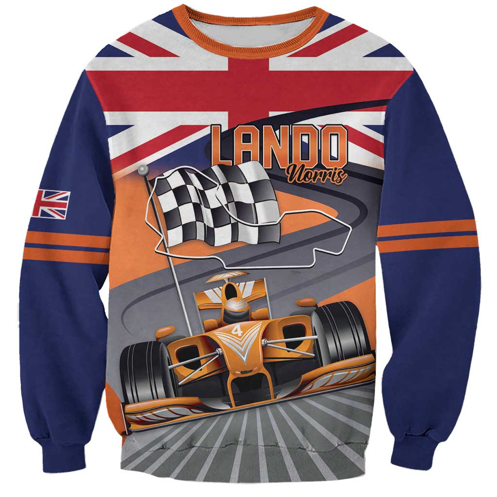 Personalised British Norris Sweatshirt 2025 Champion Australia GP