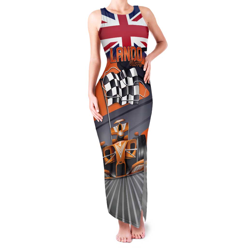 Personalised British Norris Tank Maxi Dress 2025 Champion Australia GP