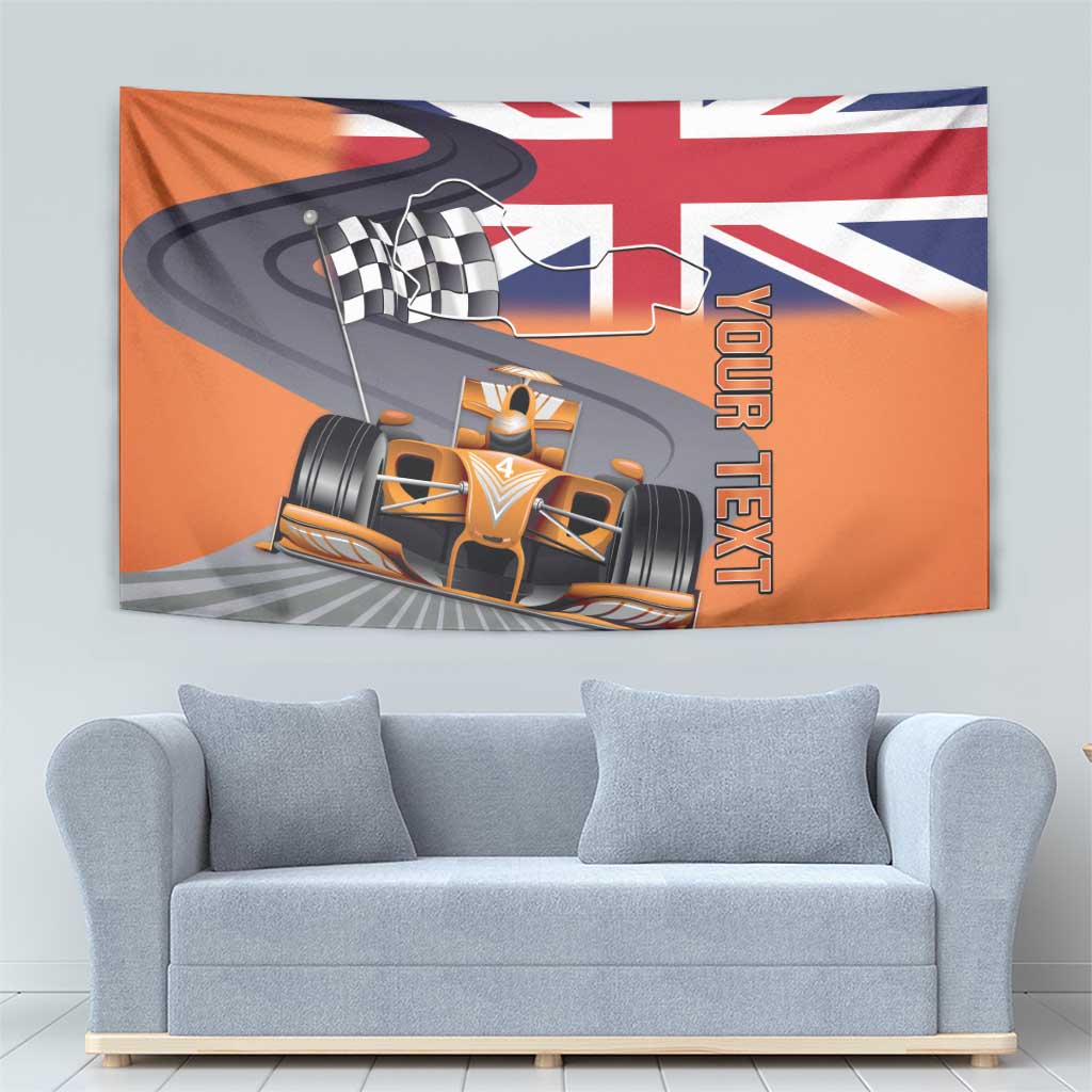 Personalised British Norris Tapestry 2025 Champion Australia GP