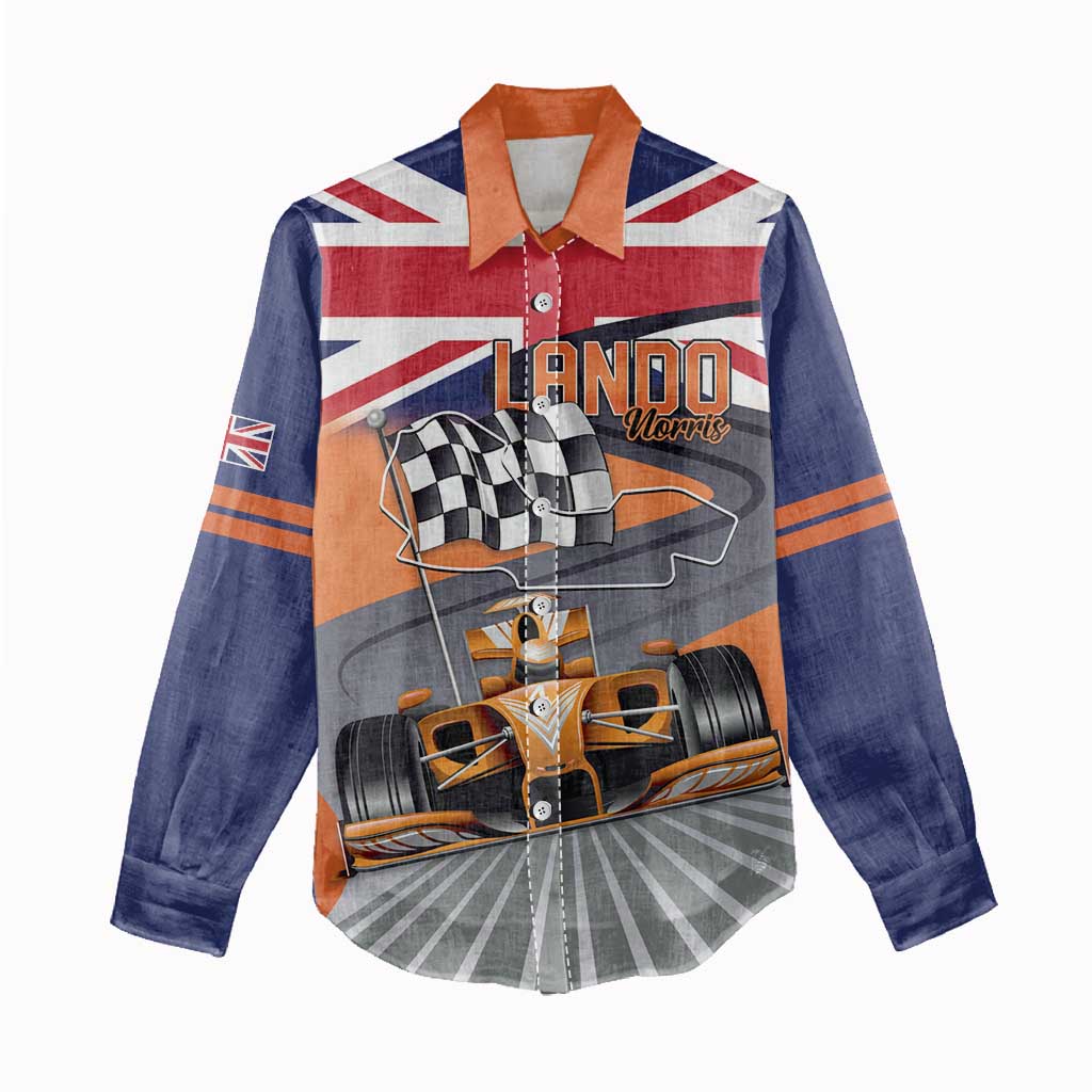 Personalised British Norris Women Casual Shirt 2025 Champion Australia GP