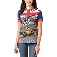 Personalised British Norris Women Polo Shirt 2025 Champion Australia GP