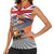 Personalised British Norris Women Sleeveless Polo Shirt 2025 Champion Australia GP