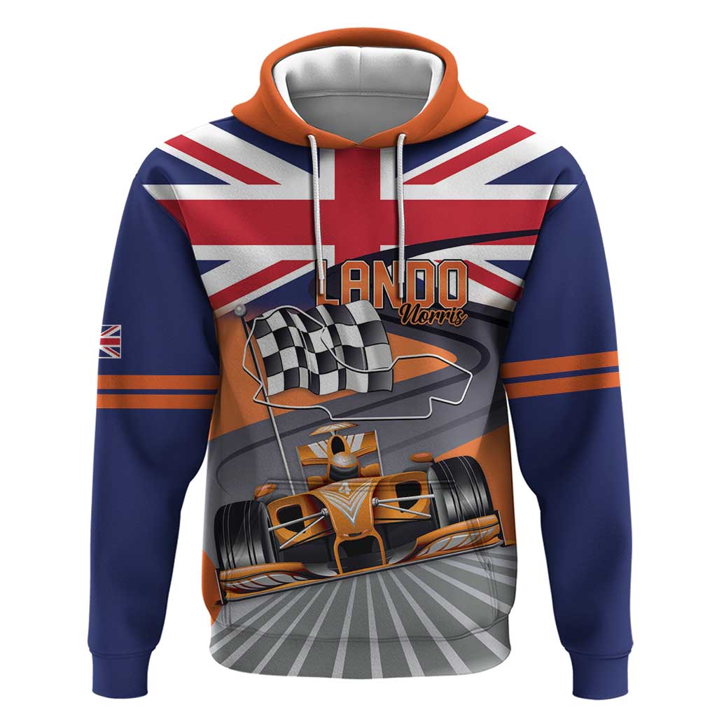 Personalised British Norris Zip Hoodie 2025 Champion Australia GP