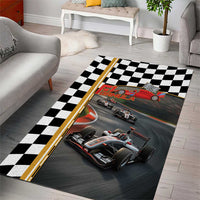 Racing Car 2025 Area Rug Born To Speed