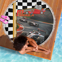 Racing Car 2025 Beach Blanket Born To Speed