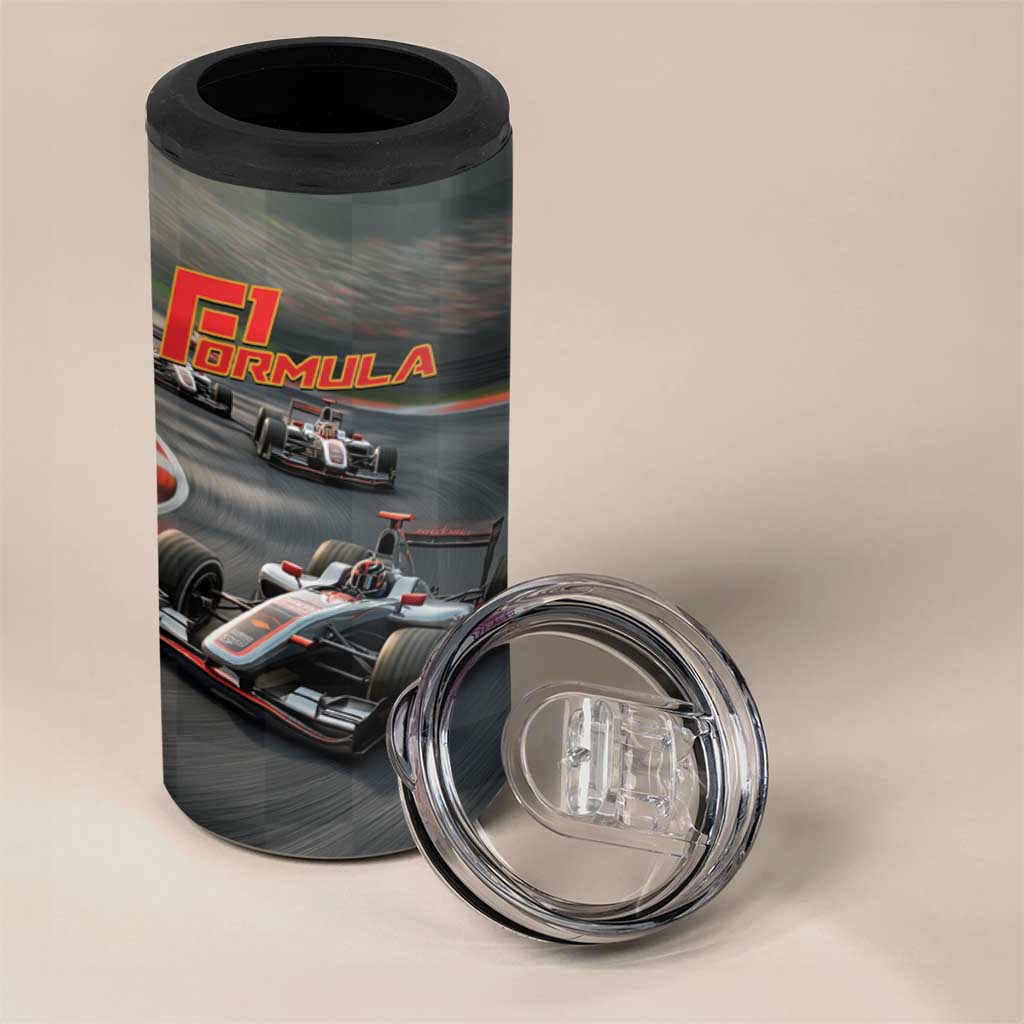 Racing Car 2025 4 in 1 Can Cooler Tumbler Born To Speed