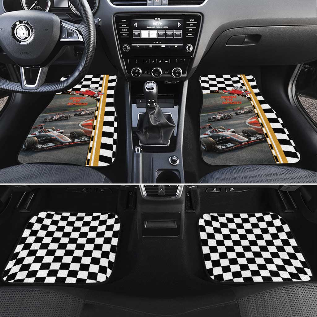 Racing Car 2025 Car Mats Born To Speed