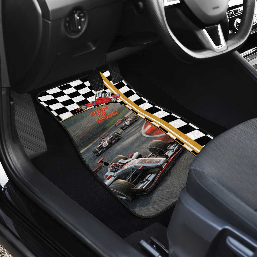 Racing Car 2025 Car Mats Born To Speed