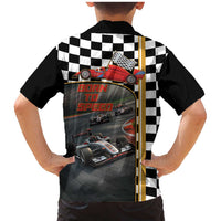 Racing Car 2025 Family Matching Mermaid Dress and Hawaiian Shirt Born To Speed