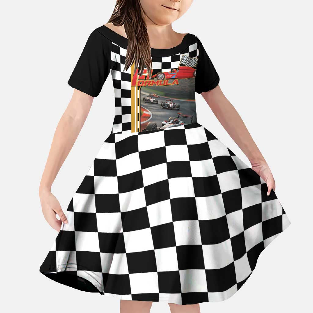Racing Car 2025 Family Matching Short Sleeve Bodycon Dress and Hawaiian Shirt Born To Speed