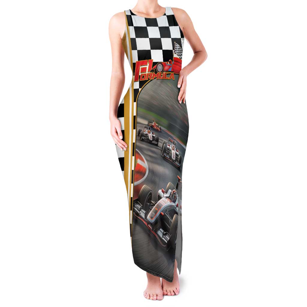 Racing Car 2025 Family Matching Tank Maxi Dress and Hawaiian Shirt Born To Speed