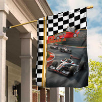 Racing Car 2025 Garden Flag Born To Speed