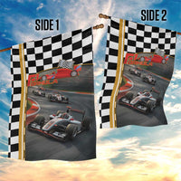 Racing Car 2025 Garden Flag Born To Speed