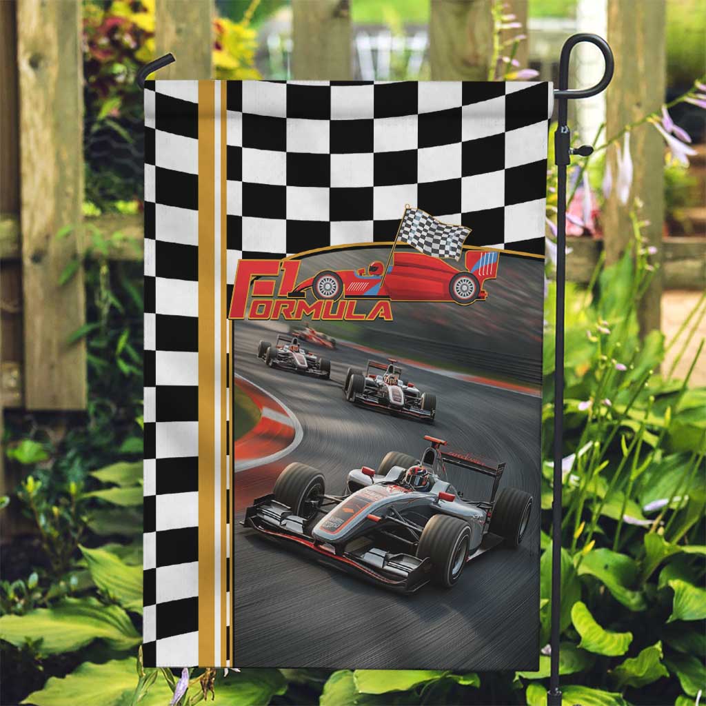 Racing Car 2025 Garden Flag Born To Speed