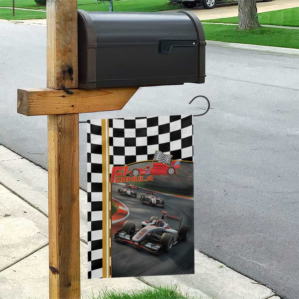 Racing Car 2025 Garden Flag Born To Speed