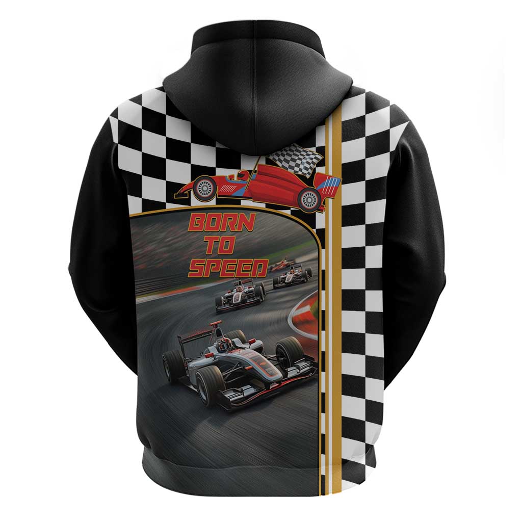Racing Car 2025 Hoodie Born To Speed