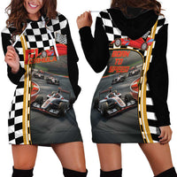 Racing Car 2025 Hoodie Dress Born To Speed