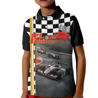 Racing Car 2025 Kid Polo Shirt Born To Speed