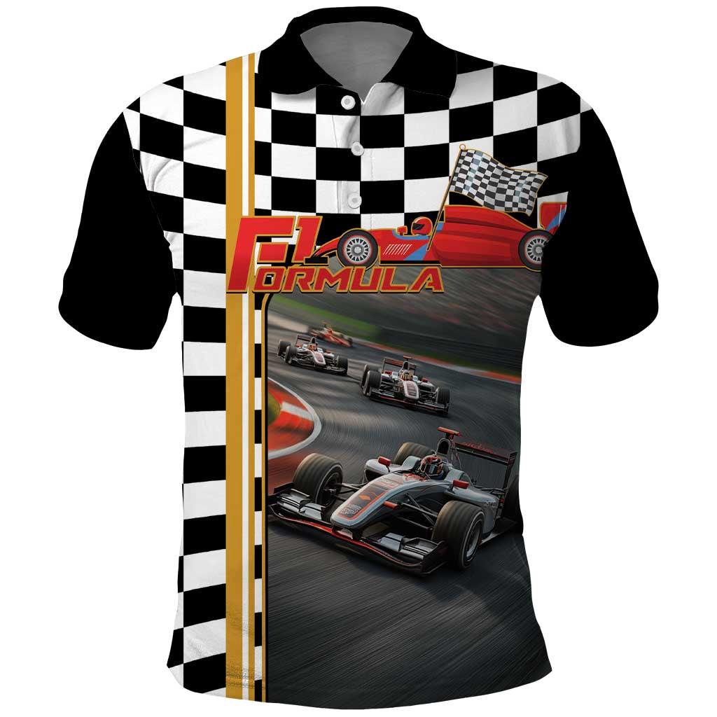 Racing Car 2025 Polo Shirt Born To Speed
