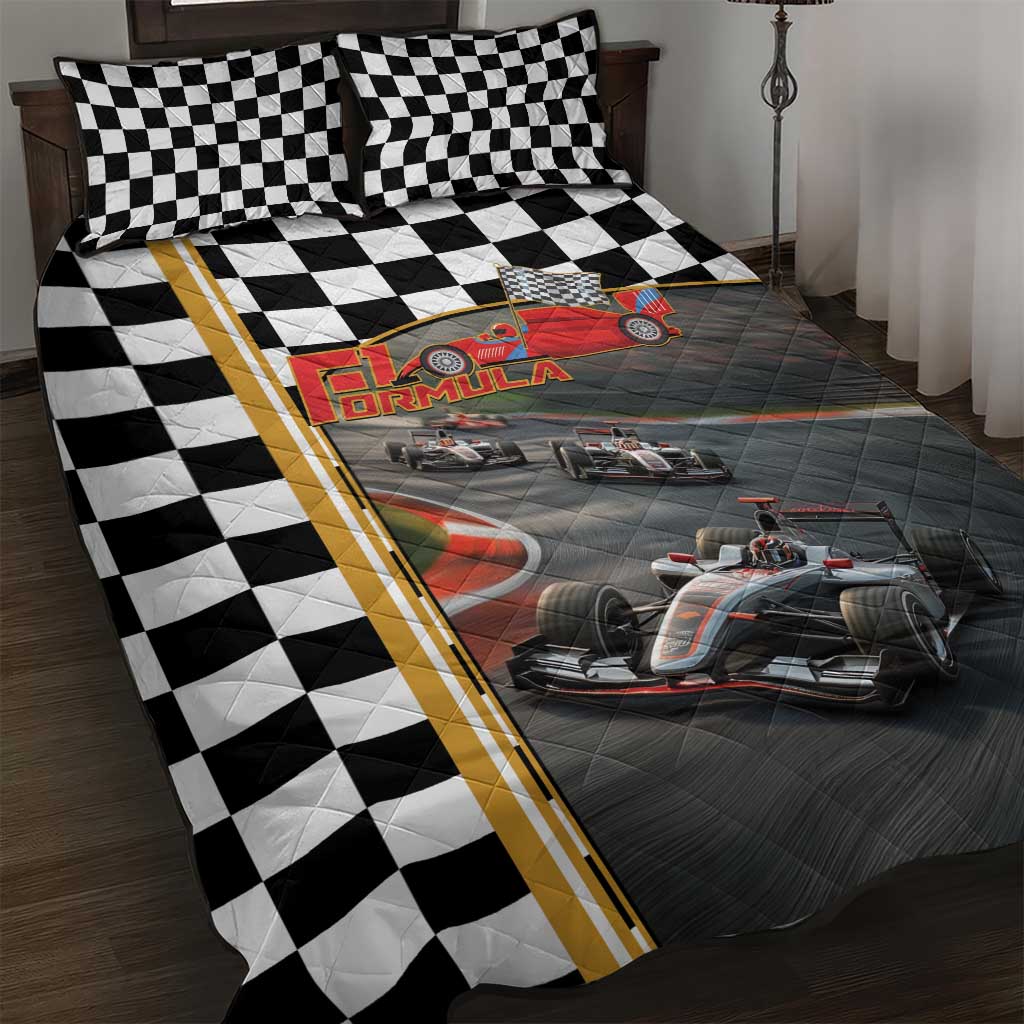 Racing Car 2025 Quilt Bed Set Born To Speed