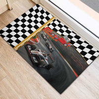 Racing Car 2025 Rubber Doormat Born To Speed