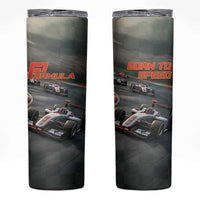 Racing Car 2025 Skinny Tumbler Born To Speed