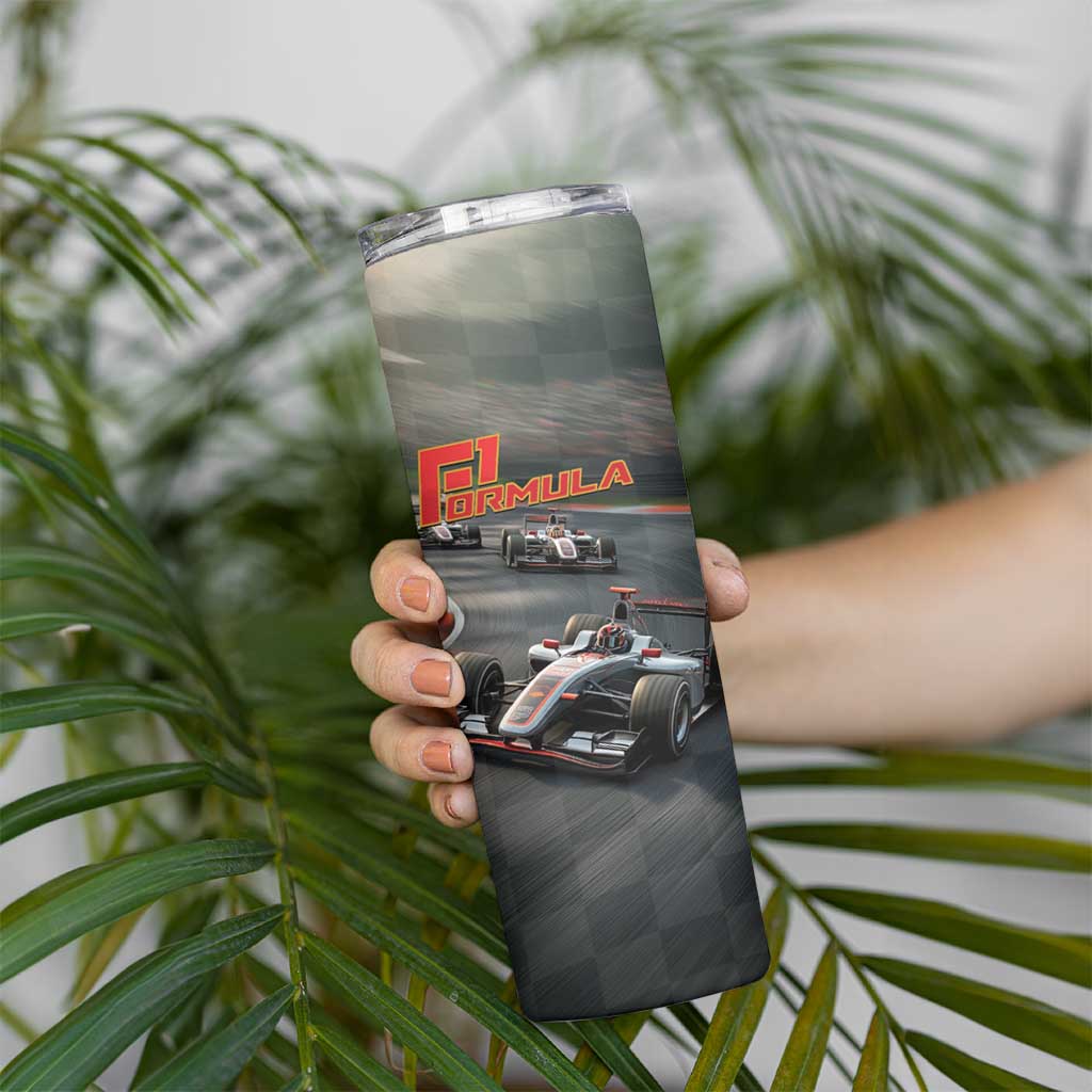 Racing Car 2025 Skinny Tumbler Born To Speed