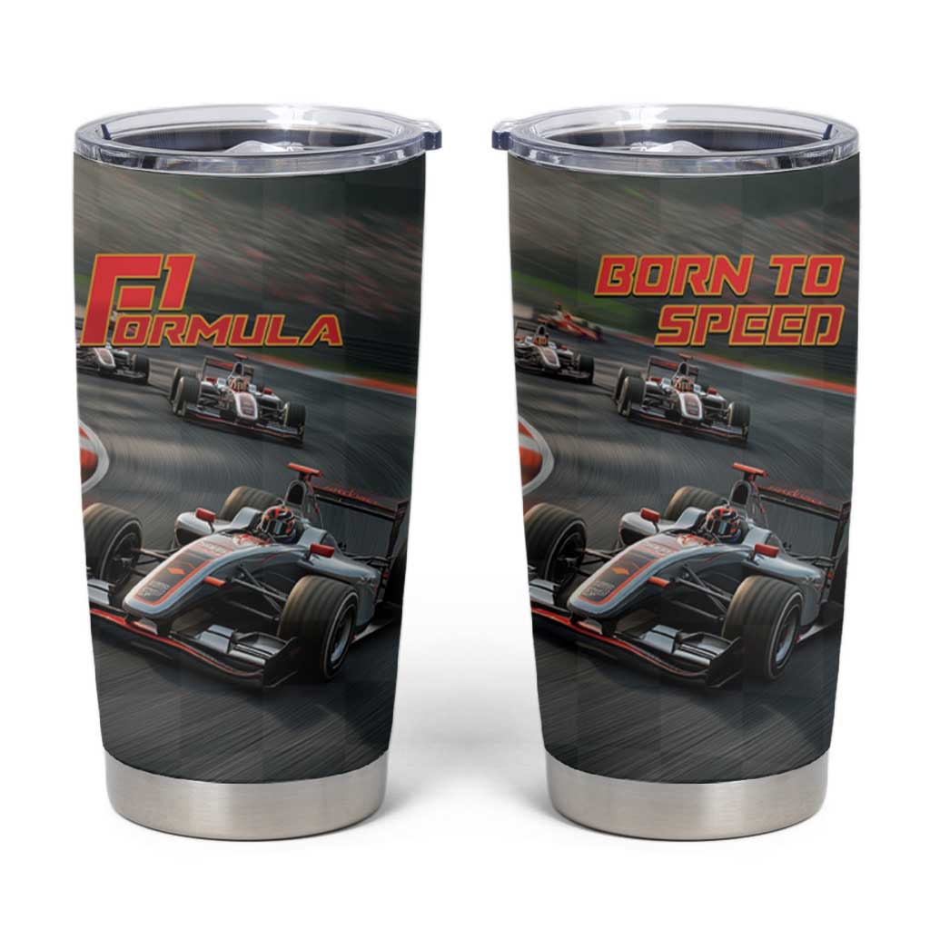 Racing Car 2025 Tumbler Cup Born To Speed