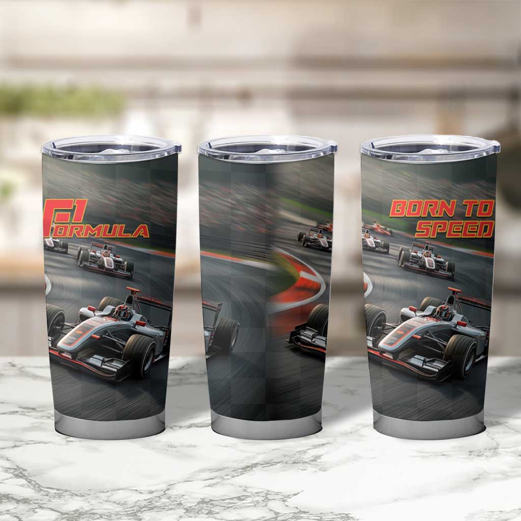 Racing Car 2025 Tumbler Cup Born To Speed