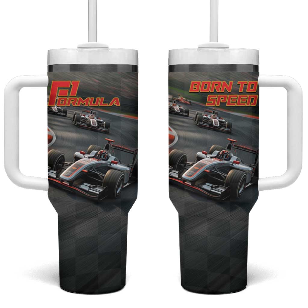 Racing Car 2025 Tumbler With Handle Born To Speed