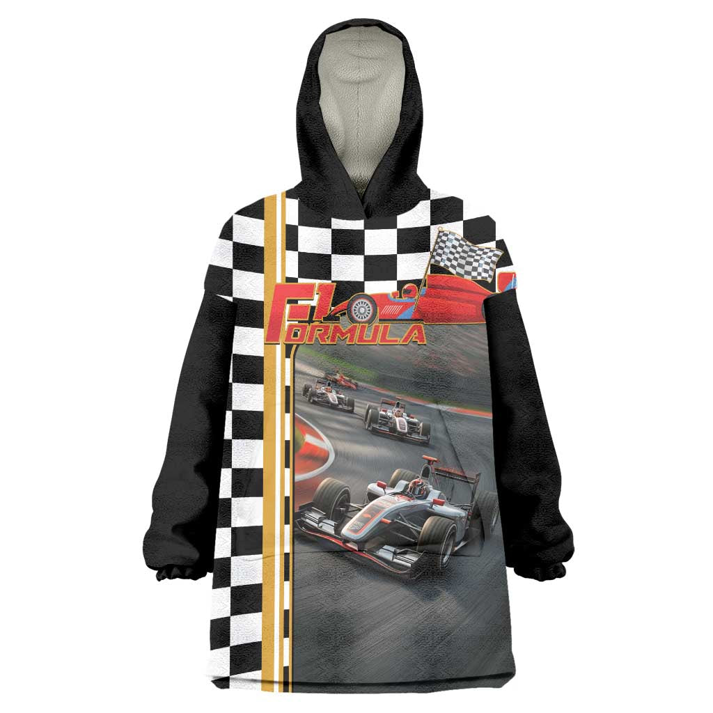Racing Car 2025 Wearable Blanket Hoodie Born To Speed