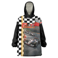 Racing Car 2025 Wearable Blanket Hoodie Born To Speed