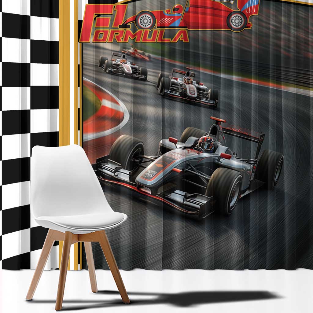 Racing Car 2025 Window Curtain Born To Speed