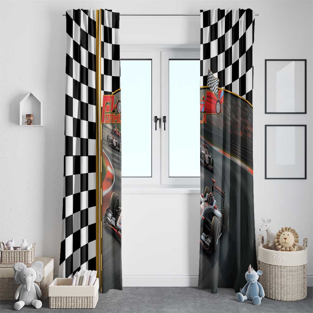 Racing Car 2025 Window Curtain Born To Speed