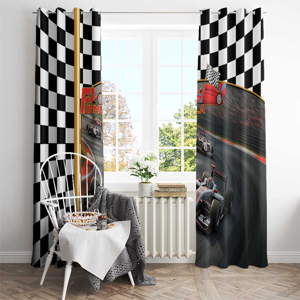 Racing Car 2025 Window Curtain Born To Speed