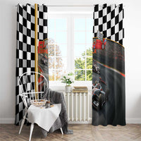 Racing Car 2025 Window Curtain Born To Speed