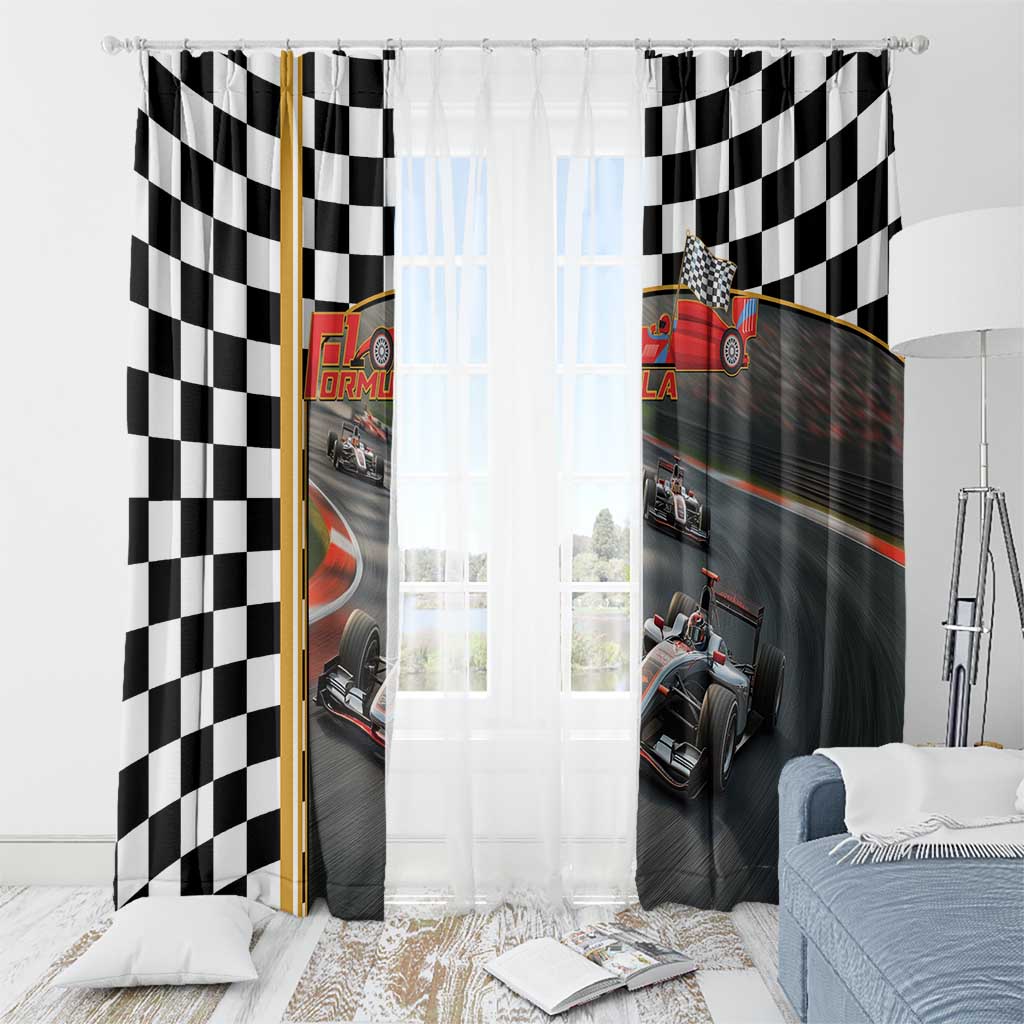 Racing Car 2025 Window Curtain Born To Speed
