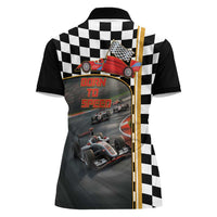 Racing Car 2025 Women Polo Shirt Born To Speed